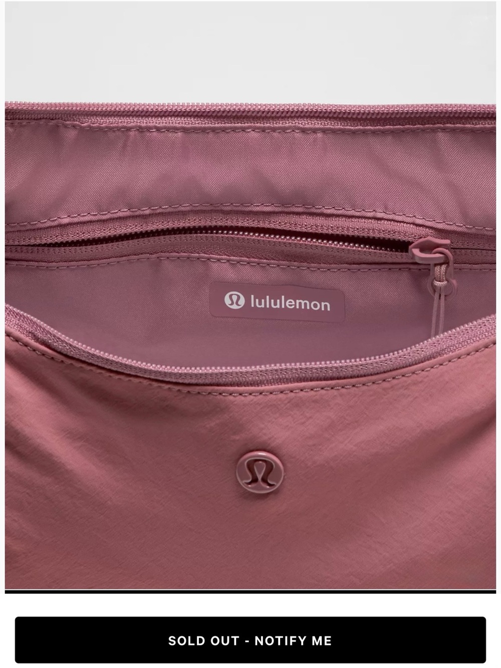 NWT lululemon Riverside Blue Slouchy Sling Shoulder Bag 6L - Picture 6 of 11